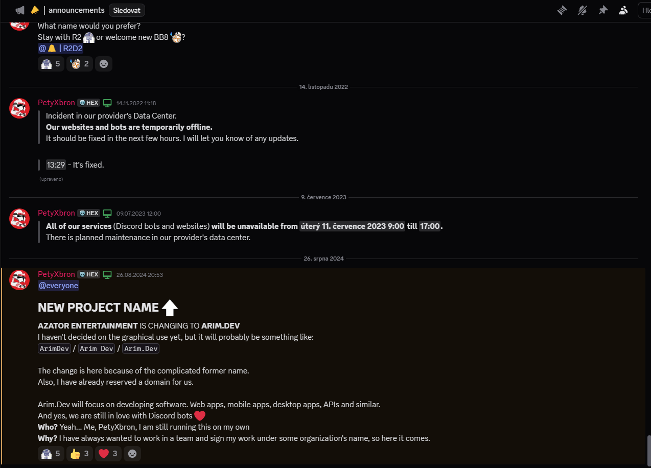Meet the Arim Dev Team